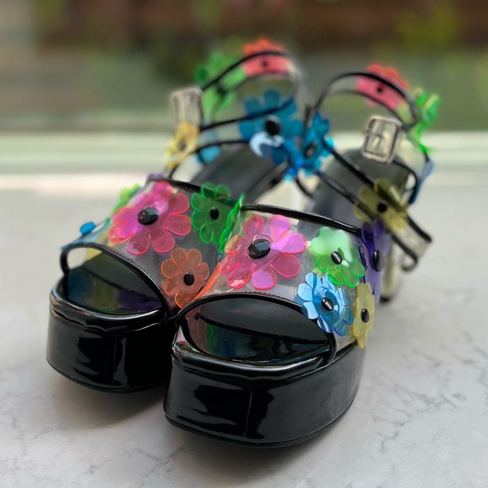 NIB Delia’s by Dolls Kill Petal Pixie PVC Heels